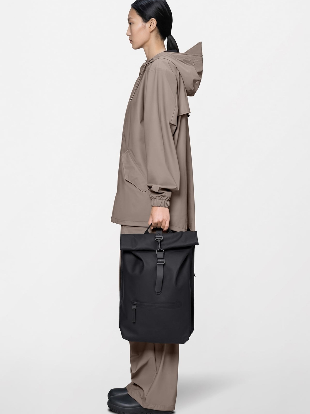 RAINS rolltop Backpack - Picture 4 of 5
